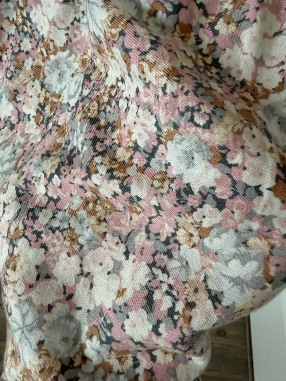 Janie and Jack Pink Floral Ruffle-Neck Dress 10Y